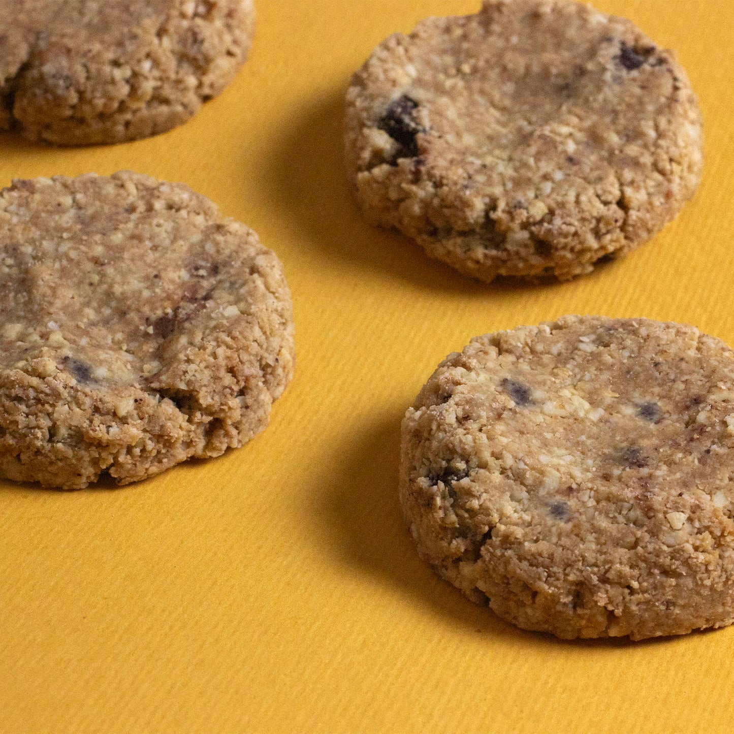 Cookies Raw Con Gocce Di Cioccolato